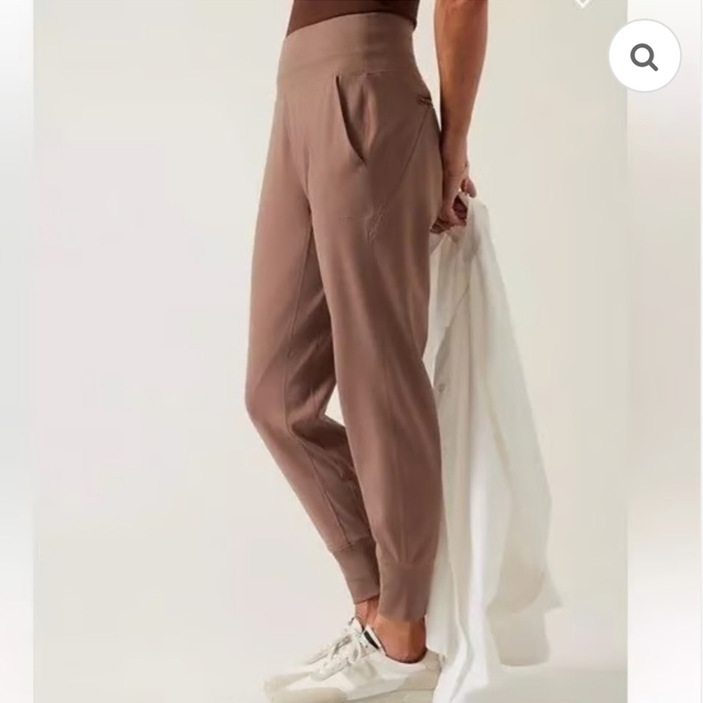 Athleta Venice High Rise Joggers in Brown Size Large